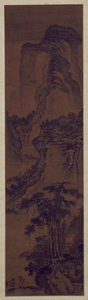 图片[1]-Dai Jin Landscape Map Axis-China Archive